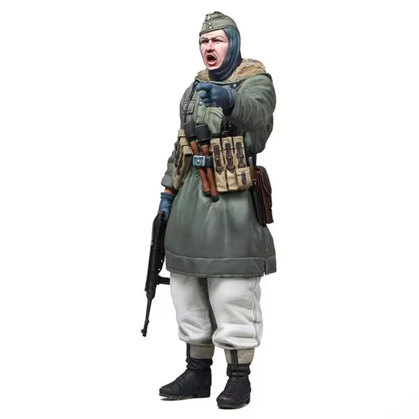 1/16 WWI Russian Soldier, Resin Model Figure Kit, Unassembled and Unpainted