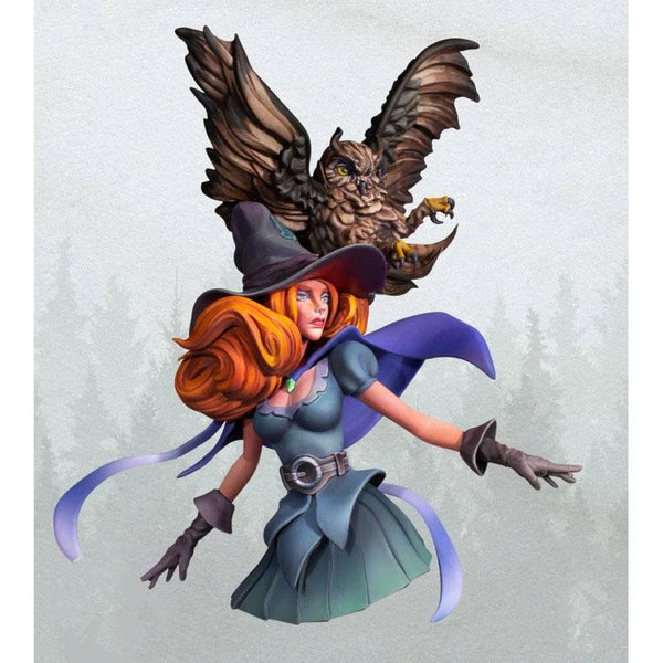 1/12 Sorceress, 2 Figures, Resin Model Figure Kit, Fantasy Theme, Unassembled and Unpainted