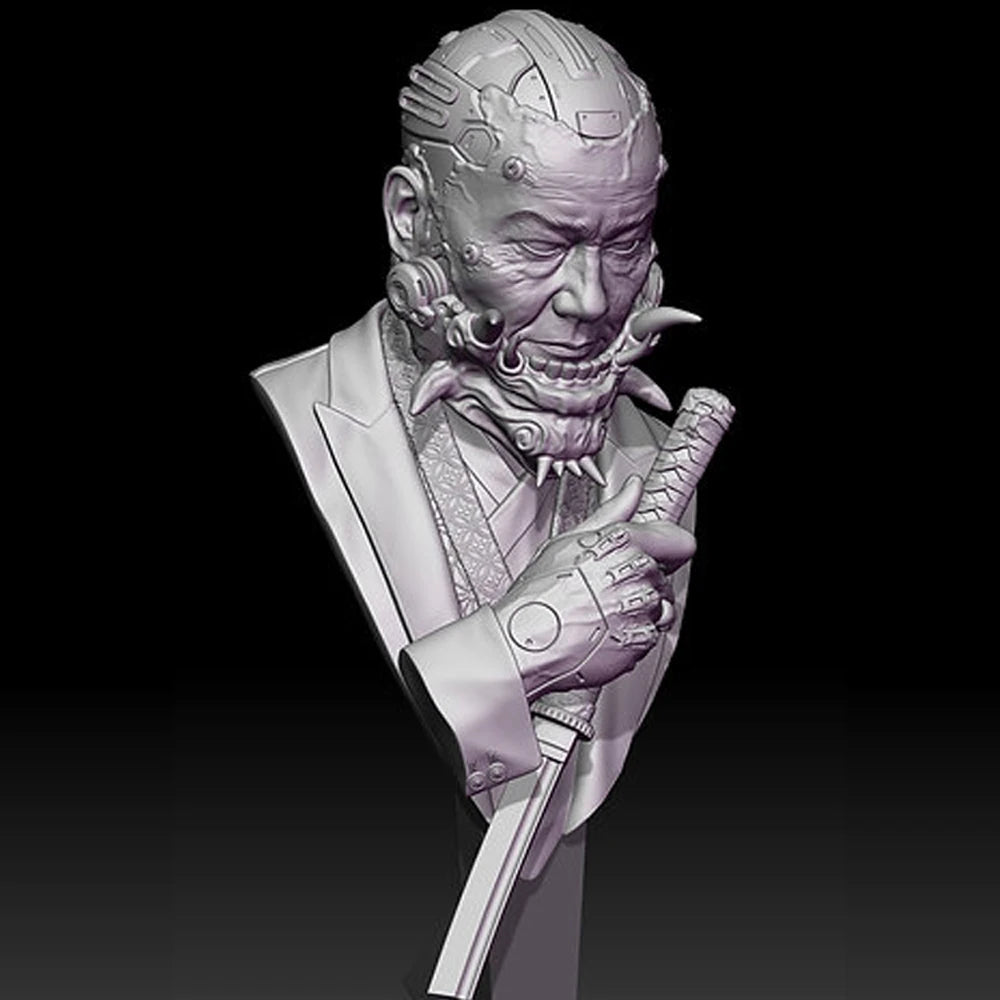 ONI Cyberpunk Cyborg Gangster — 1/10 Resin Bust