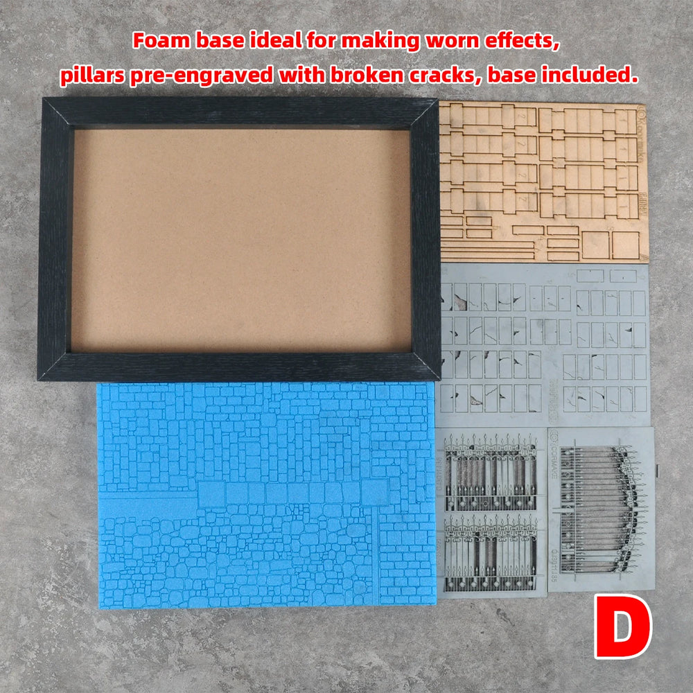 1/35 Modern Residential Compound, Resin Model Diorama Kit, Unassembled and Unpainted