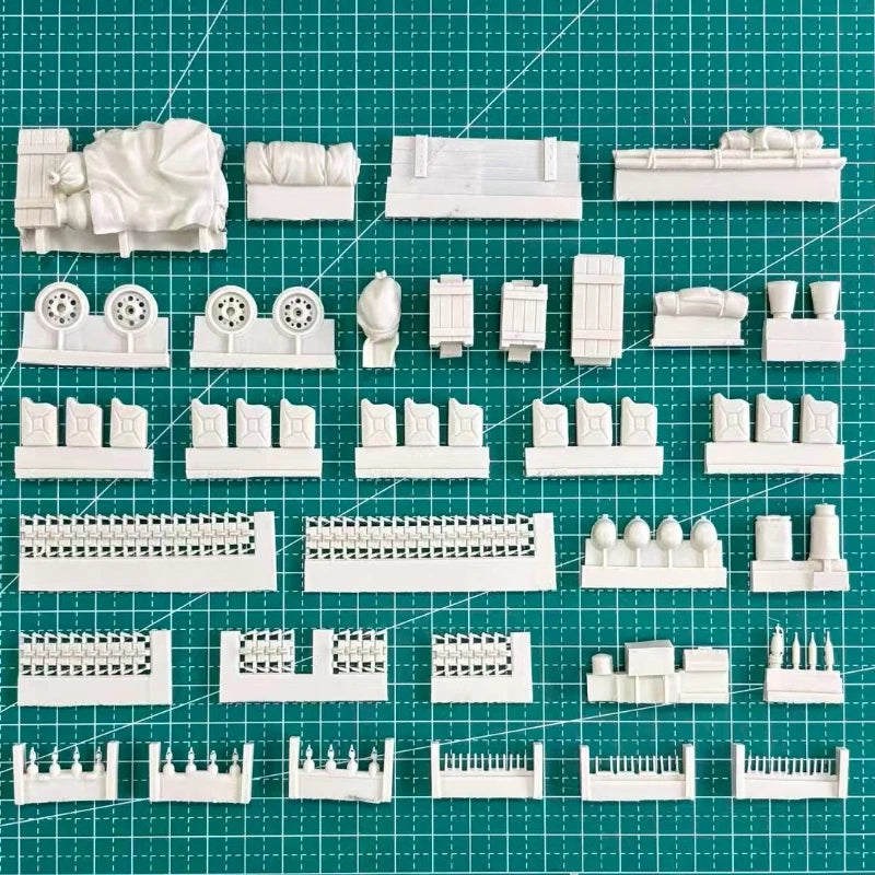 1/35 WWII German Pz.Kpfw.III Tank, Resin Model Vehicle Kit, Unassembled and Unpainted