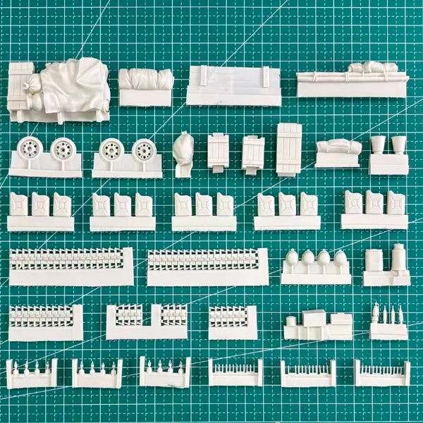 1/35 WWII German Pz.Kpfw.III Tank, Resin Model Vehicle Kit, Unassembled and Unpainted