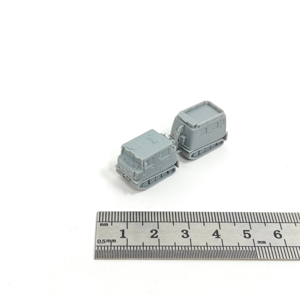 1/144 Cold War Bv206 Armoured Personnel Carrier, Resin Model Vehicle Kit, Unassembled and Unpainted