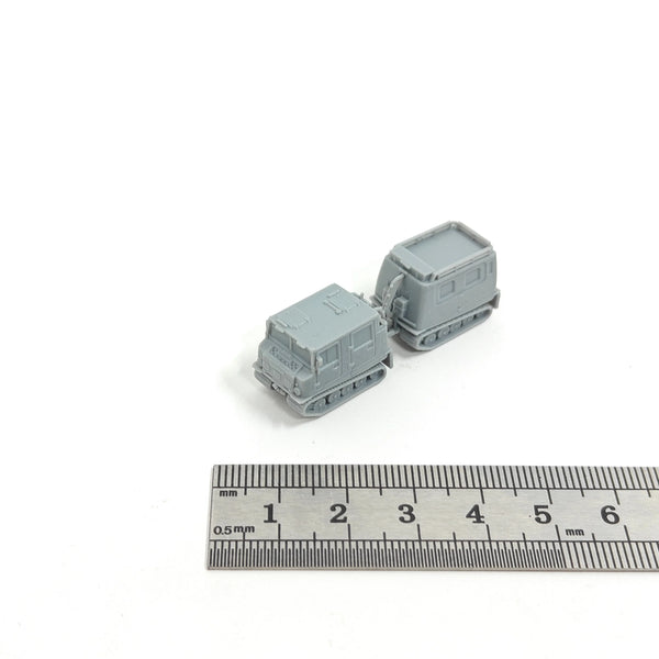 1/144 Cold War Bv206 Armoured Personnel Carrier, Resin Model Vehicle Kit, Unassembled and Unpainted