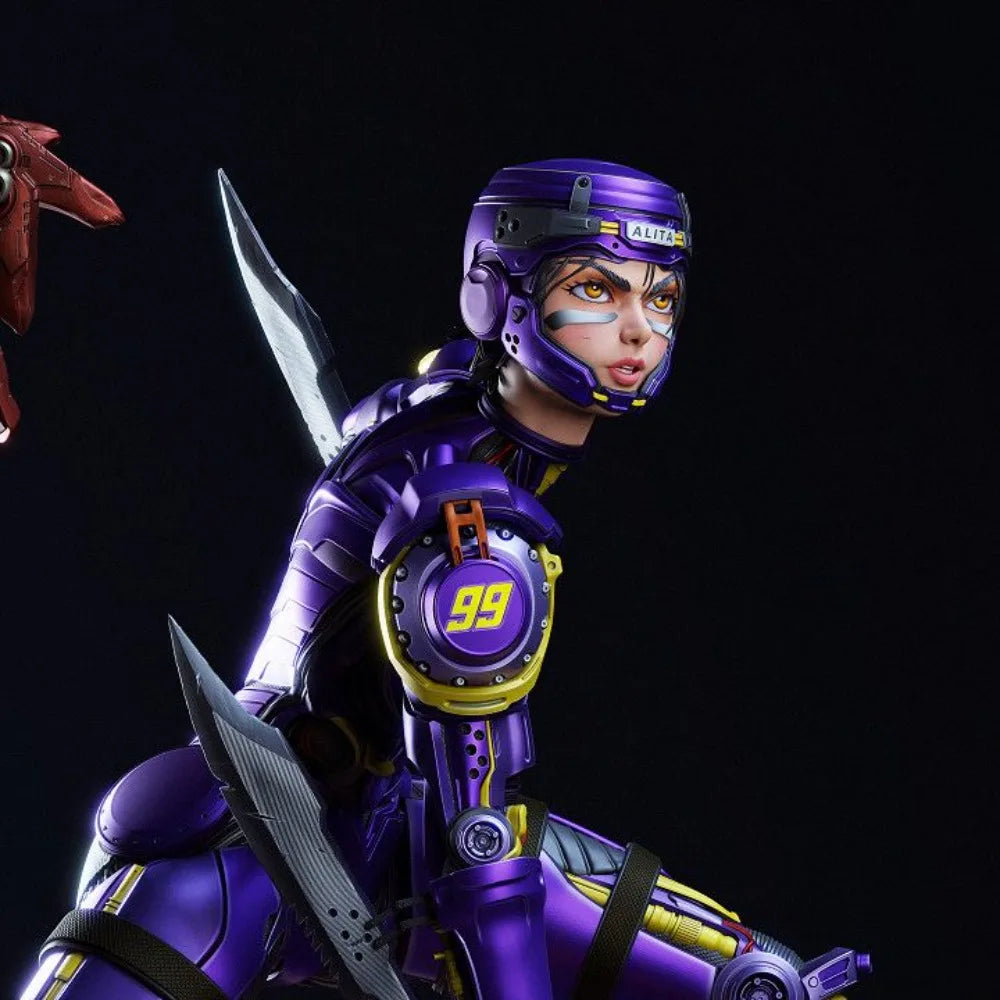Alita Battle Angel, 3 Figures, Resin Model Figure Kit, Anime Theme, Unassembled and Unpainted