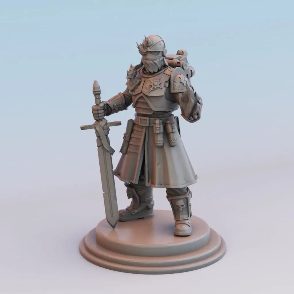 1/35 Winged Armored Female Fantasy Knights, Resin Model Figure Kit, Fantasy Theme, Unassembled and Unpainted