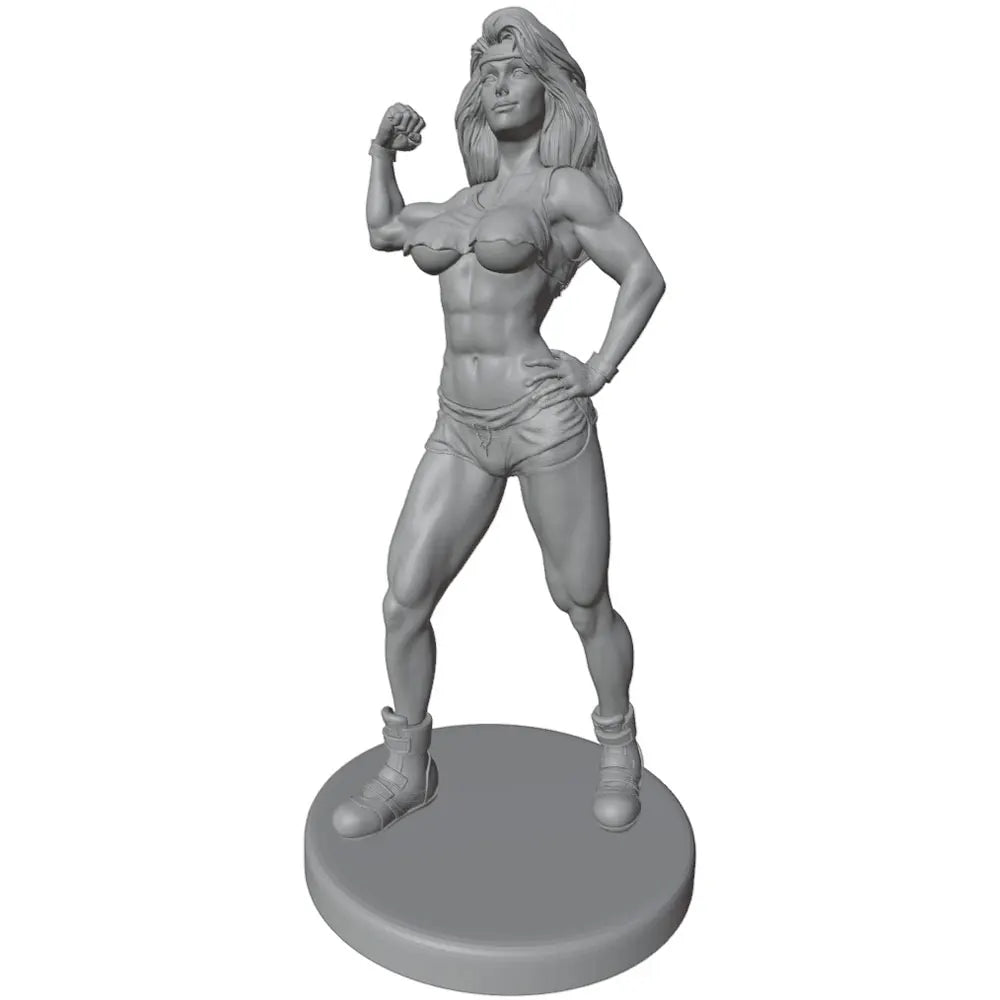 1/24 Athletic Pin-up, Resin Model Figure Kit, Unassembled and Unpainted