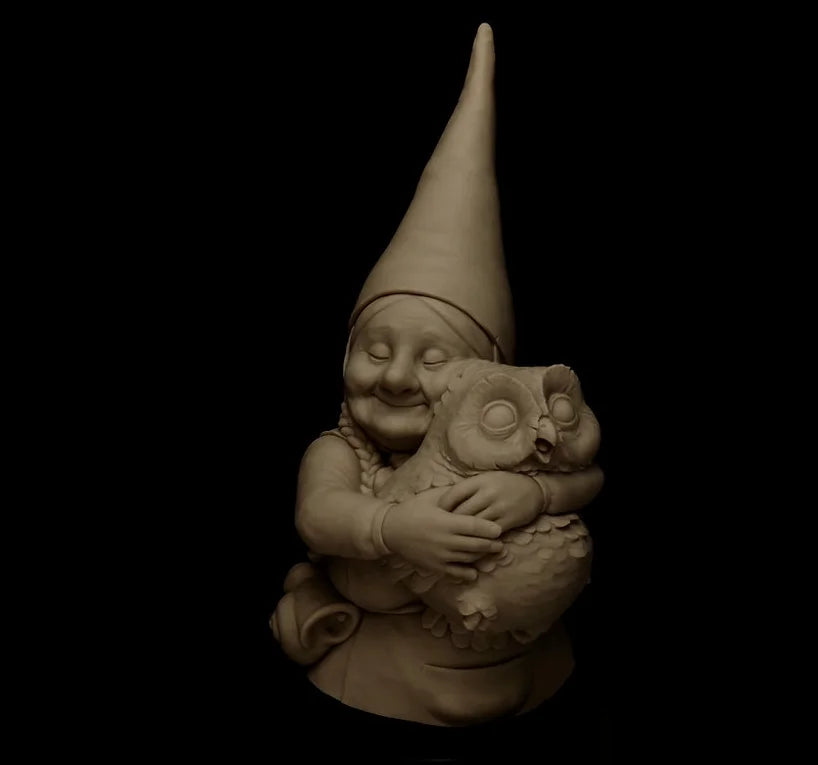 1/12 Garden Gnome, Resin Model Bust Kit, Fantasy Theme, Unassembled and Unpainted