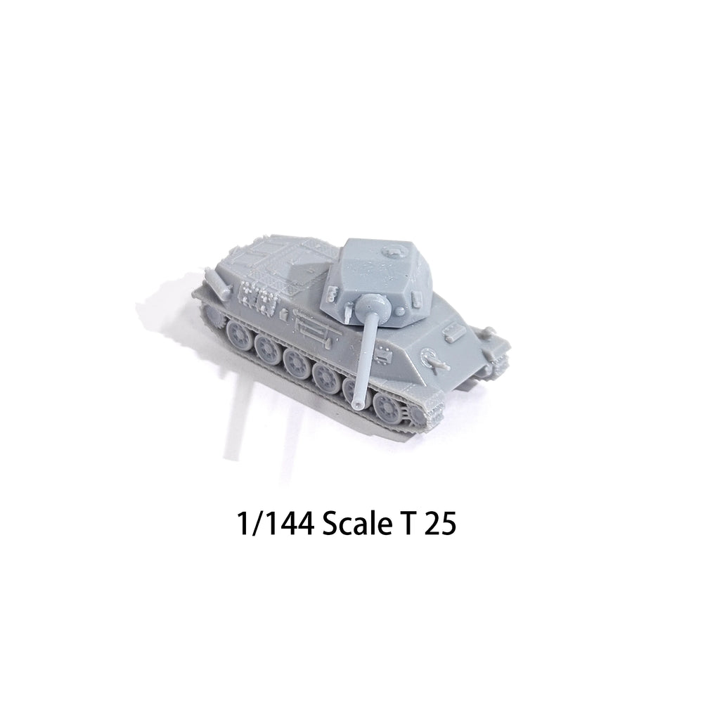 1/144 WWII Škoda T-25, Resin Model Vehicle Kit, Unassembled and Unpainted