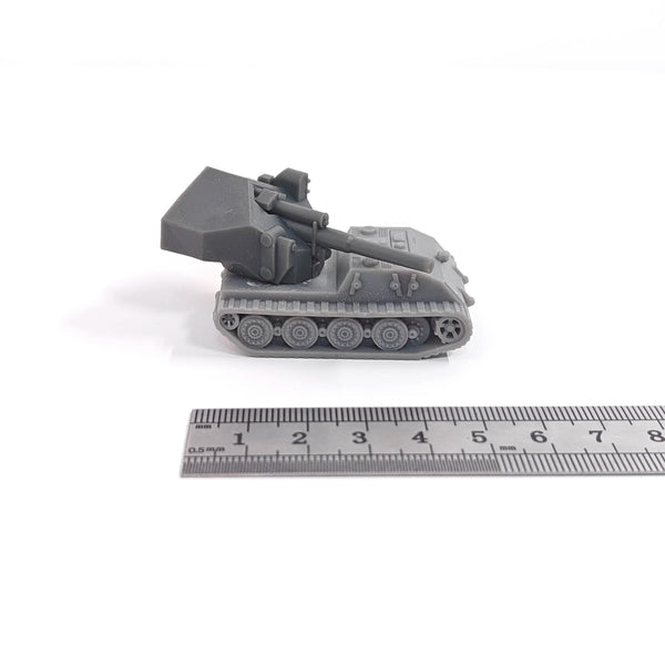 1/144 WWII E100 Heavy Tank Destroyer, Resin Model Vehicle Kit, Unassembled and Unpainted