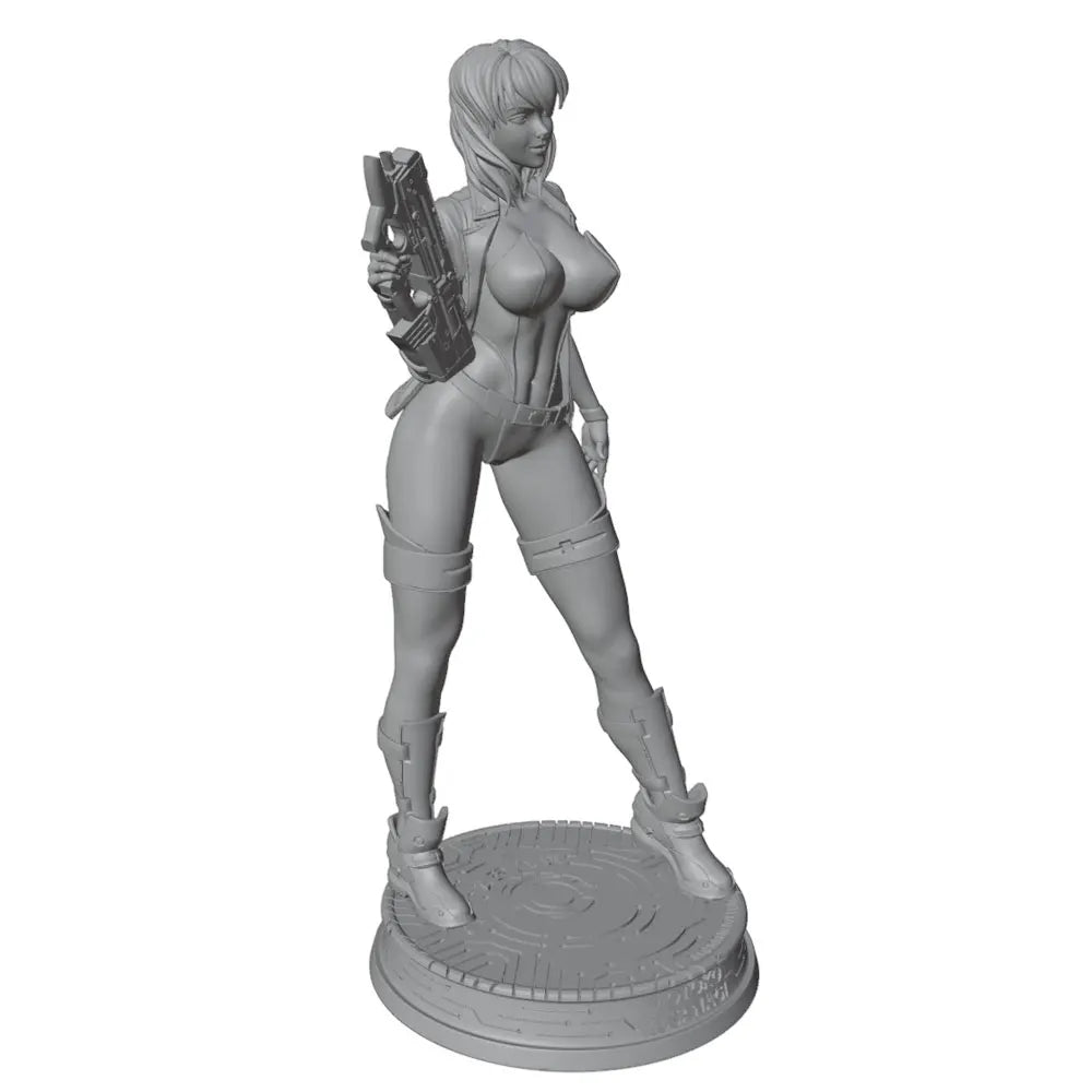 1/24 Female Samurai, Resin Model Figure Kit, Fantasy Theme, Unassembled and Unpainted