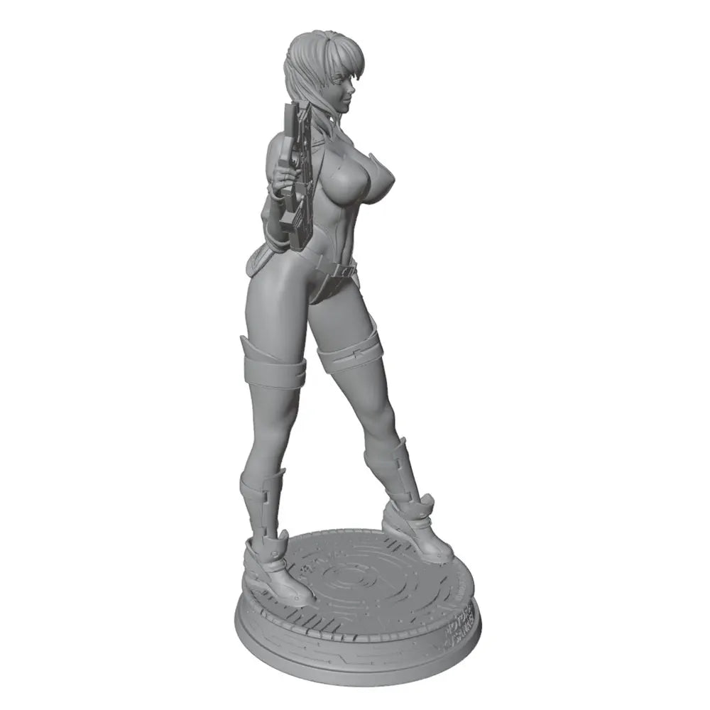 1/24 Female Samurai, Resin Model Figure Kit, Fantasy Theme, Unassembled and Unpainted