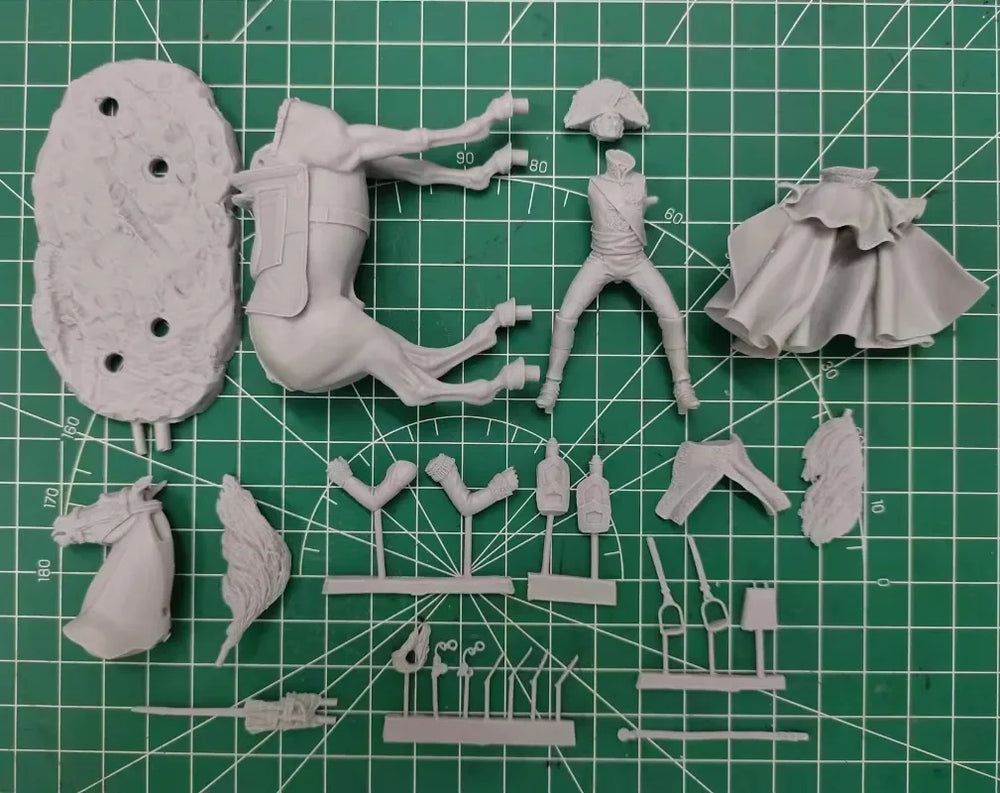 1/32 Napoleonic French Marshal, Resin Model Figure Kit, Unassembled and Unpainted