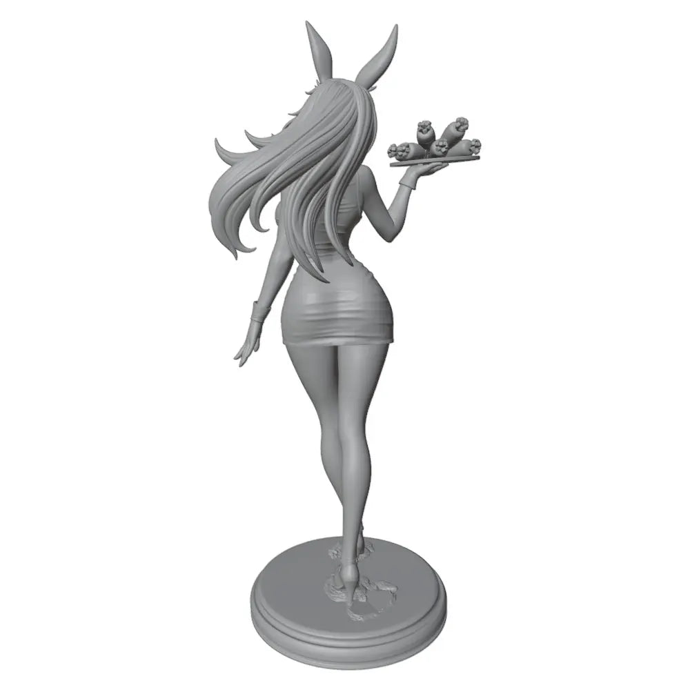 1/24 Bunny & Demon Girls, 2 Figures, Resin Model Figure Kit, Anime Theme, Unassembled and Unpainted