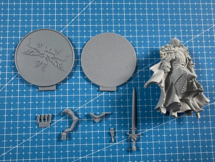 54mm Black Knight Limited, Resin Model Figure Kit, Fantasy Theme, Unassembled and Unpainted