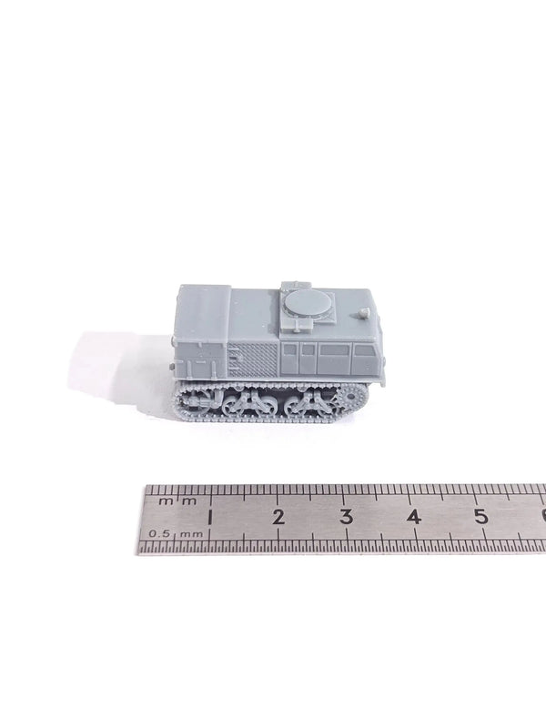 1/144 WWII American M4 High-Speed Tractor, Resin Model Vehicle Kit, Unassembled and Unpainted