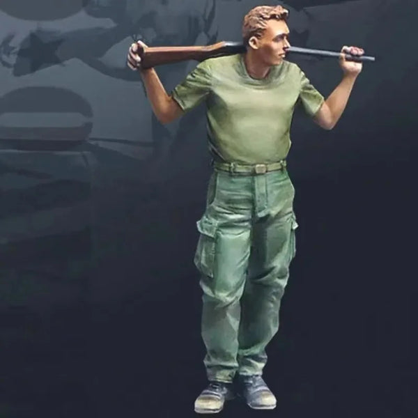 1/35 Modern US Army Infantry Soldier, Resin Model Figure Kit, Unassembled and Unpainted