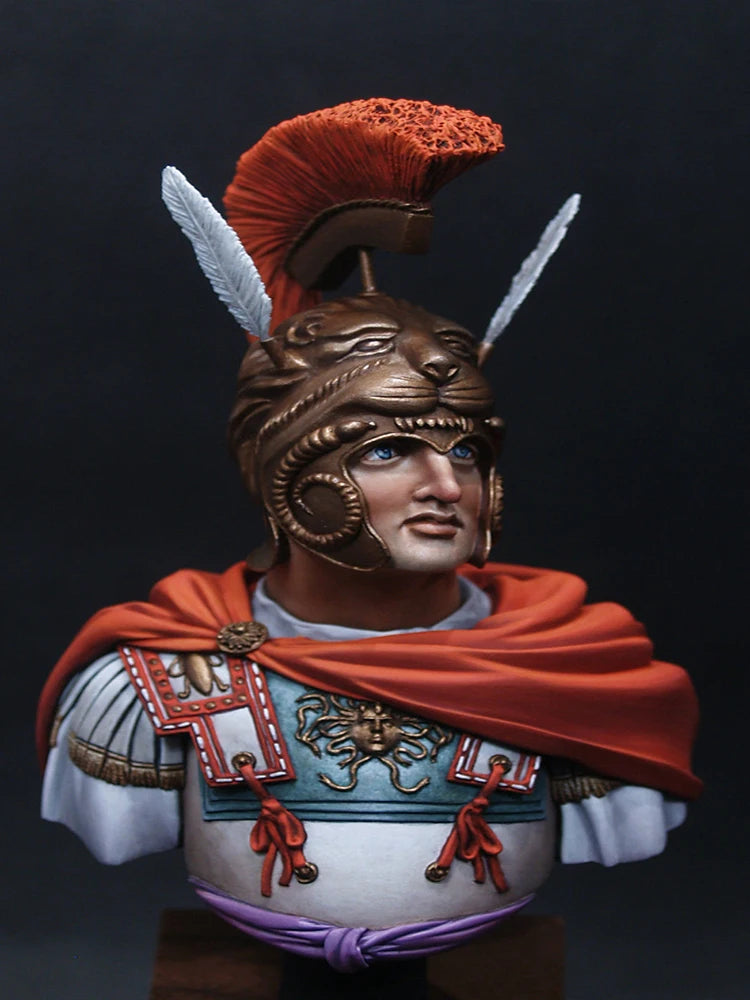 1/12 Ancient Rome Warrior, Resin Model Bust Kit, Unassembled and Unpainted