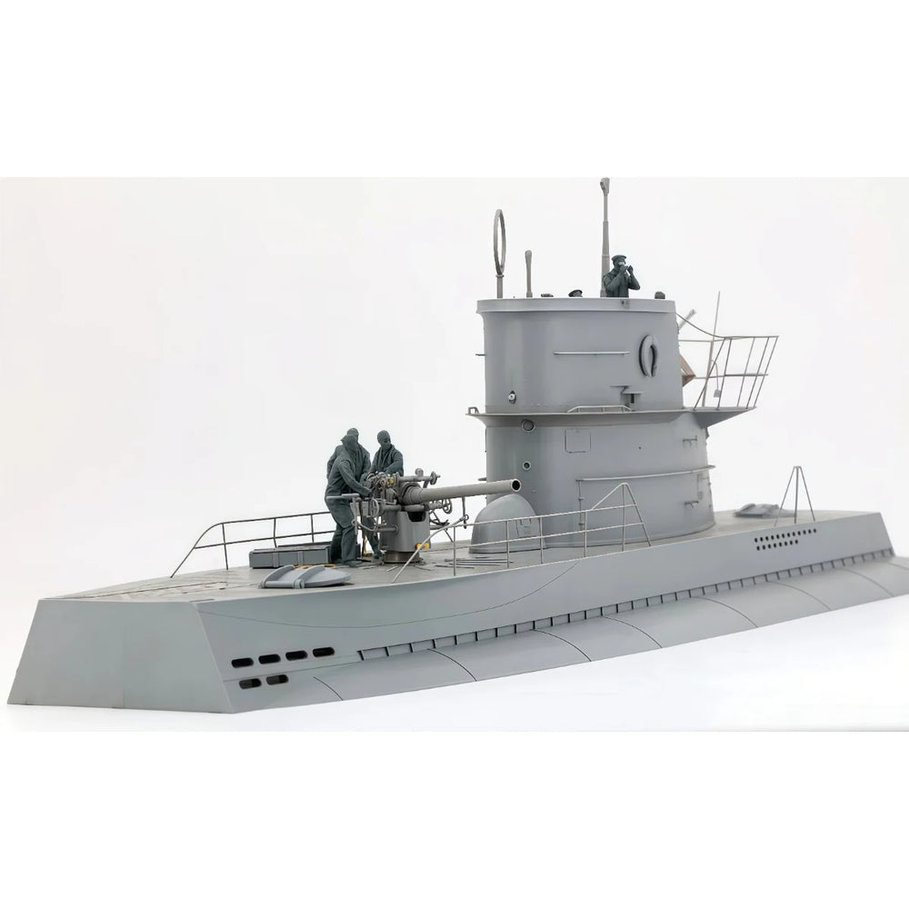 1/35 WWII German U-Boat, 6 Figures, Resin Model Ship Kit, Unassembled and Unpainted