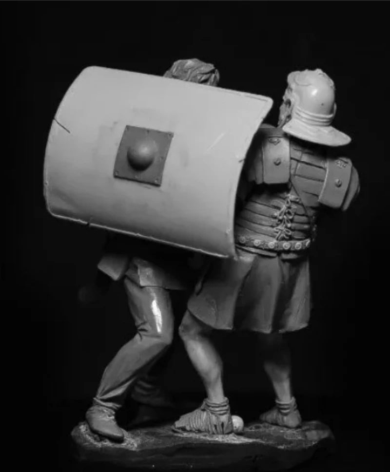 1/24 Ancient Roman Legionaries, 4 Figures, Resin Model Figure Kit, Unassembled and Unpainted