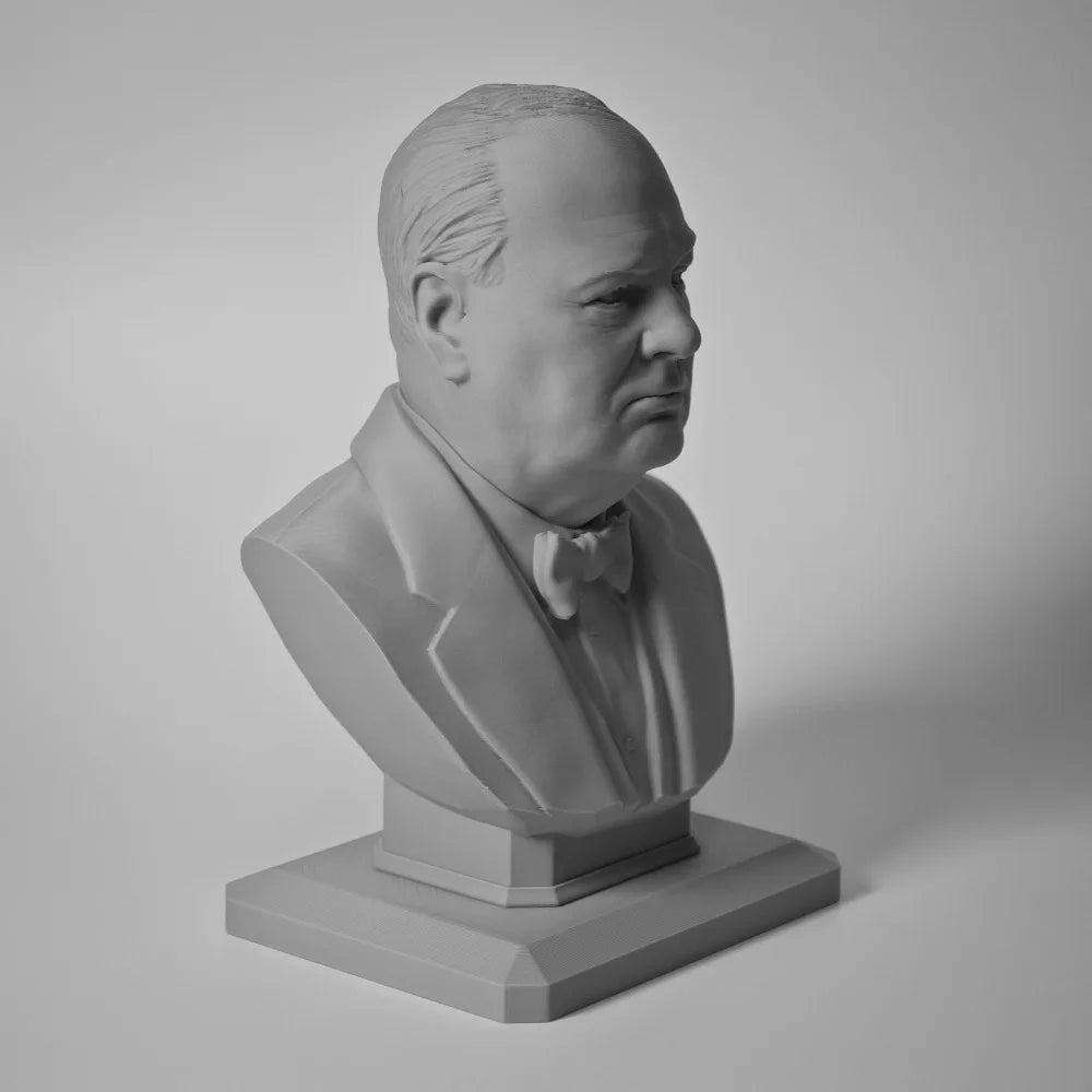 110mm WWII Churchill, Resin Model Bust Kit, Unassembled and Unpainted