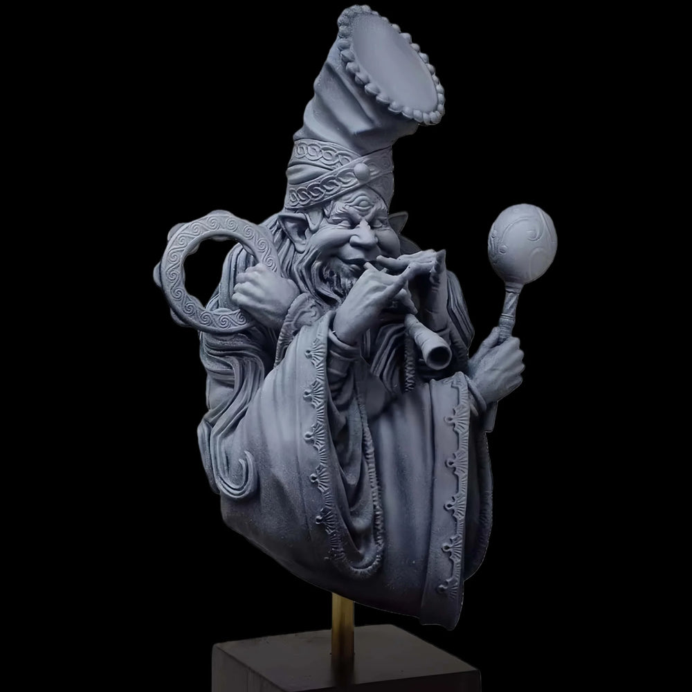 1/10 Elf Sorceress Mage, Resin Model Bust Kit, Fantasy Theme, Unassembled and Unpainted