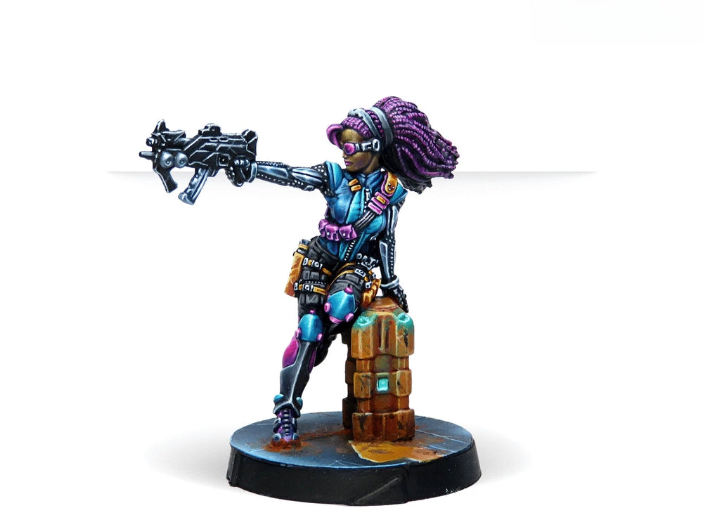 40mm Powered Armor Mercenary, Resin Model Figure Kit, Sci-Fi Theme, Unassembled and Unpainted