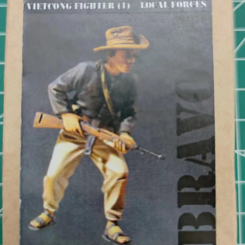 1/35 Vietnam War Civilian Soldier, Resin Model Figure Kit, Unassembled and Unpainted