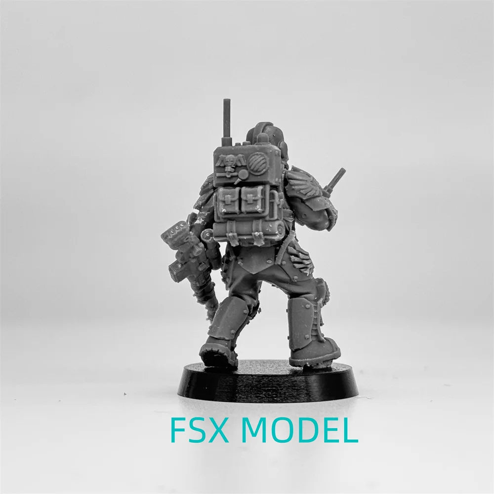 Grim Guard Elites, 15 Figures, Resin Model Figure Kit, Fantasy Theme, Unassembled and Unpainted