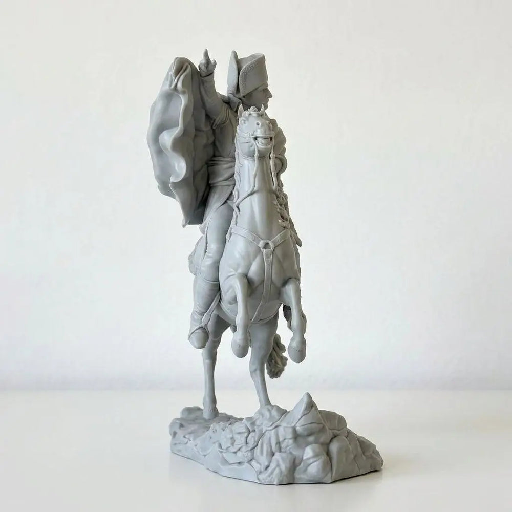 Napoleonic Napoleon Mounted, Resin Model Figure Kit, Unassembled and Unpainted