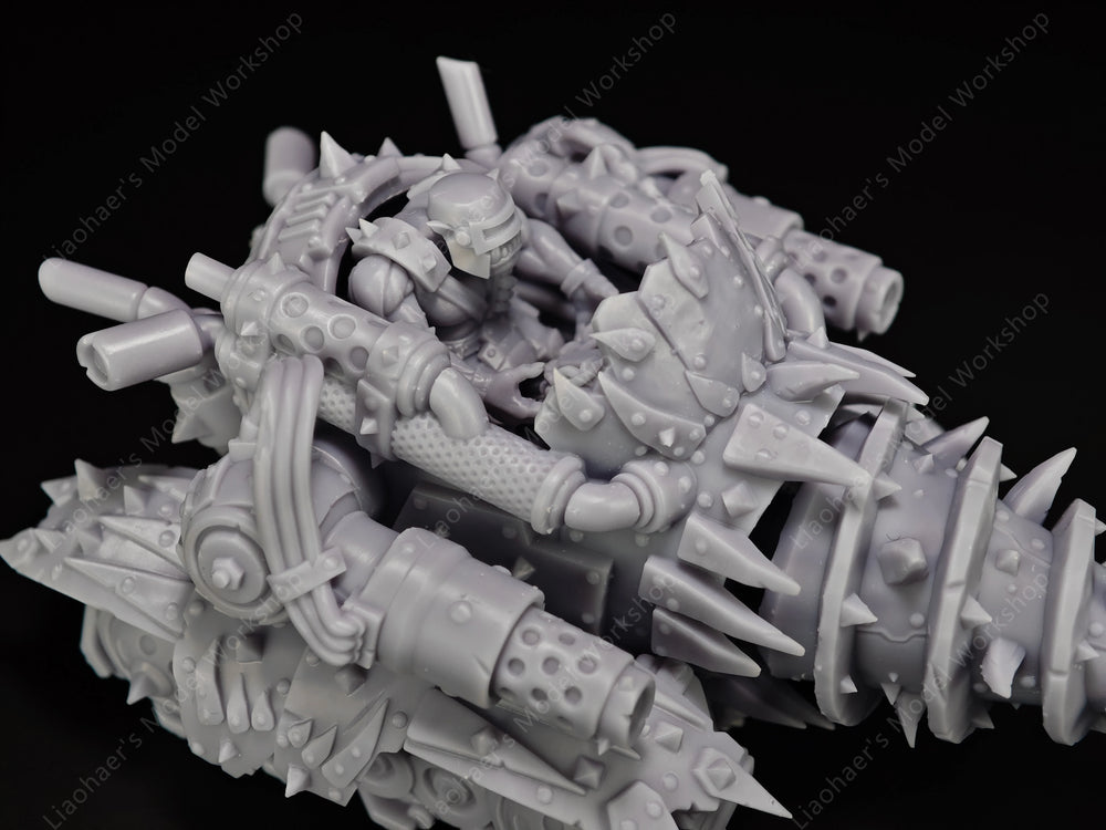 Drill Engine, Resin Model Accessory Kit, Sci-Fi Theme, Unpainted
