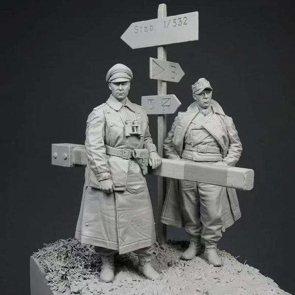 1/35 WWI War Graves Cemetery, 7 Figures, Resin Model Diorama Kit, Unassembled and Unpainted