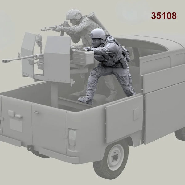 1/35 Modern Russian SSO Soldier, Resin Model Figure Kit, Unassembled and Unpainted