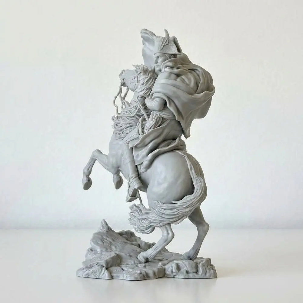 Napoleonic Napoleon Mounted, Resin Model Figure Kit, Unassembled and Unpainted