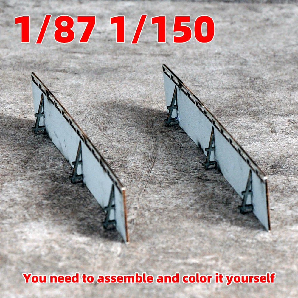 1/87 Railway Scene Structures, Resin Model Diorama Kit, Historical Theme, Unassembled and Unpainted