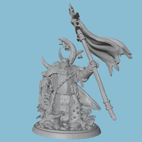 55mm Demonic Chaos Warriors, 5 Figures, Resin Model Figure Kit, Fantasy Theme, Unassembled and Unpainted