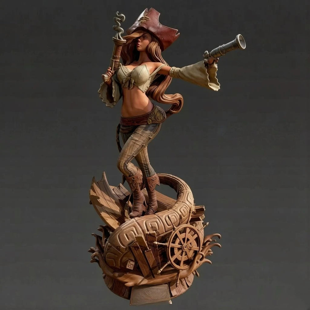 110mm Bounty Hunter, Resin Model Figure Kit, Fantasy Theme, Unassembled and Unpainted