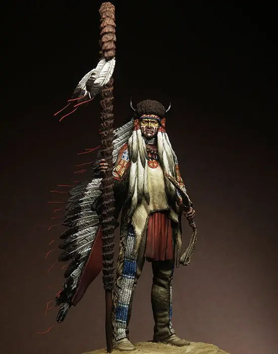 1/24 Barbarian with Dragon, Resin Model Figure Kit, Fantasy Theme, Unassembled and Unpainted