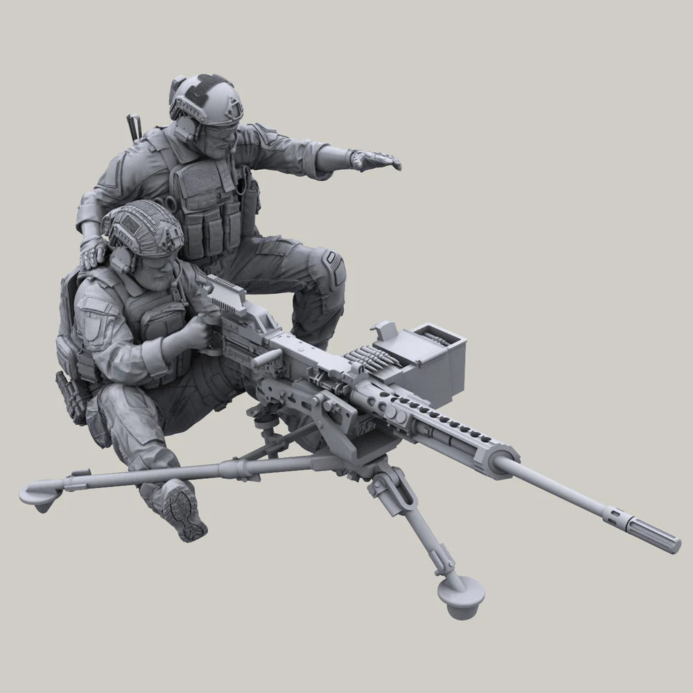 1/35 Modern Tactical Sniper in Prone Shooting Position, Resin Model Figure Kit, Unassembled and Unpainted