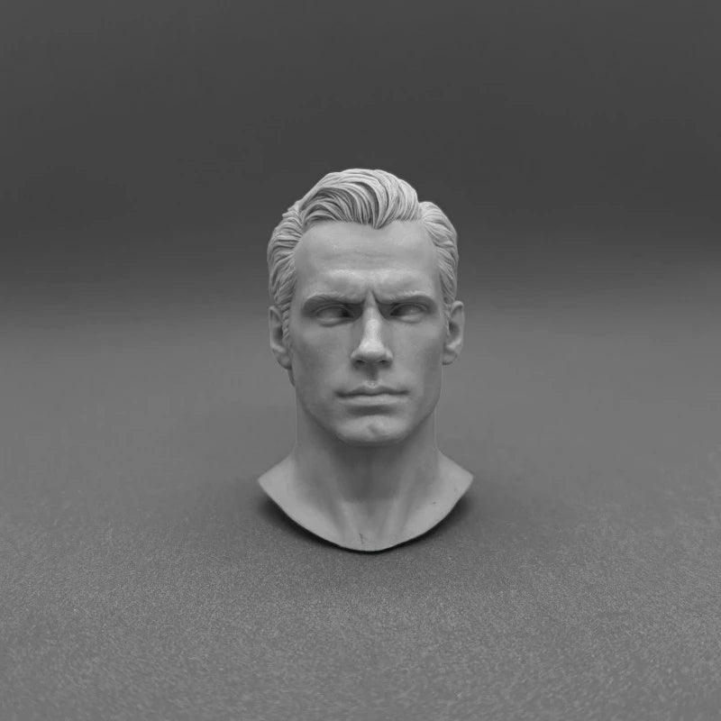1/6 European-American Male Head, 27 Figures, Resin Model Bust Kit, Historical Theme, Unassembled and Unpainted