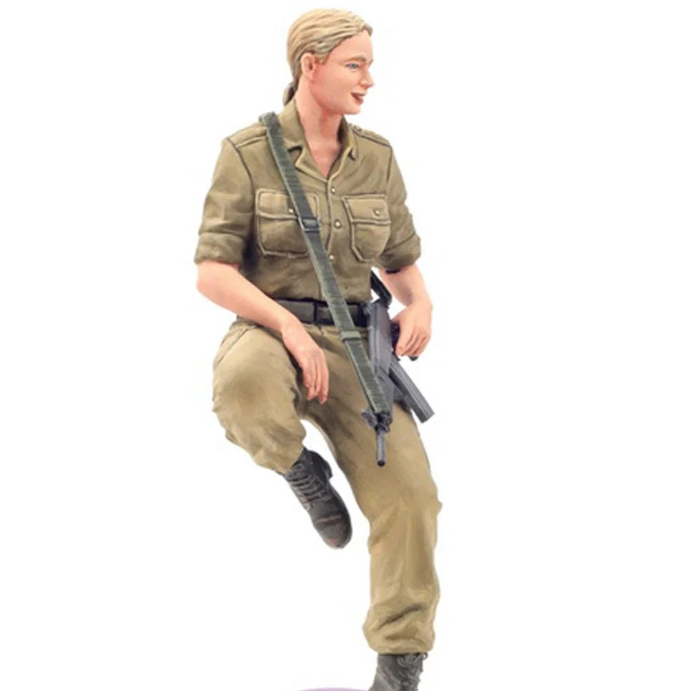 1/16 Modern IDF Female Soldier, Resin Model Figure Kit, Unassembled and Unpainted