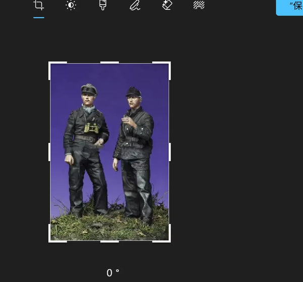 1/35 WWII German Infantry at Rest and Alert, 2 Figures, Resin Model Figure Kit, Unassembled and Unpainted