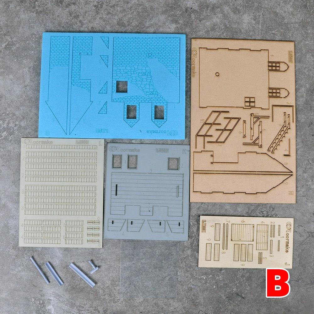 1/35 European Rural Watermill Vernacular, Resin Model Diorama Kit, Historical Theme, Unassembled and Unpainted