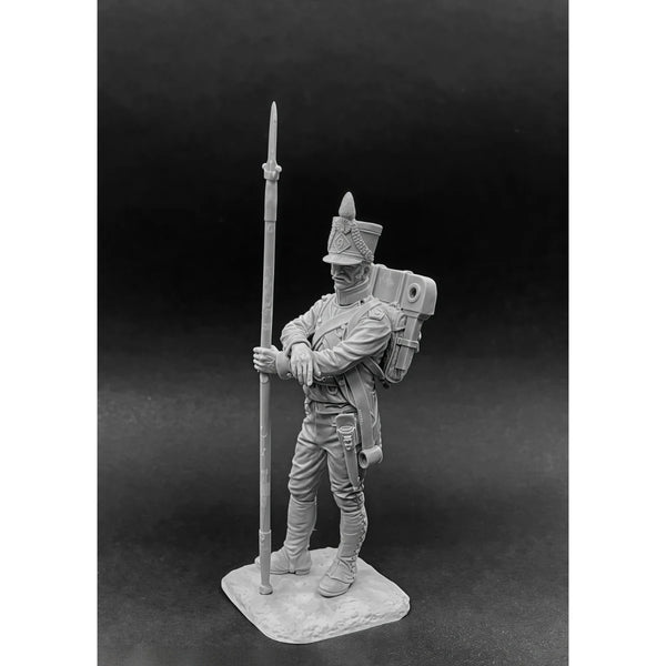 54mm WWI French Medic Serviceman, Resin Model Figure Kit, Unassembled and Unpainted