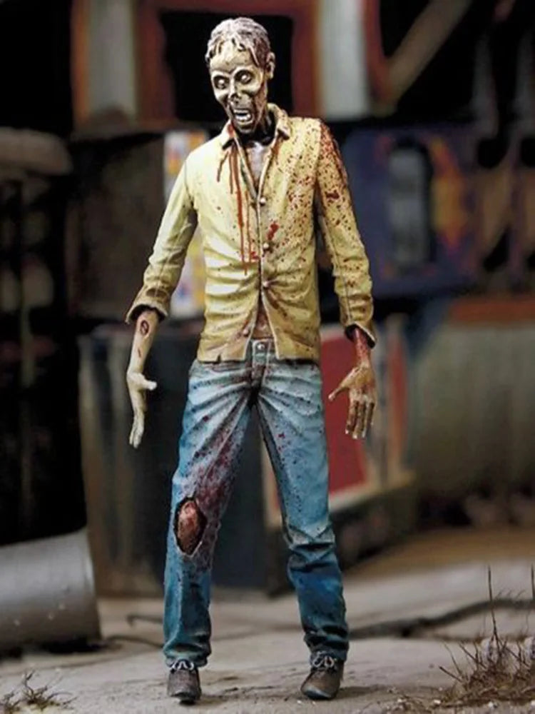 1/35 Walking Zombie, Resin Model Figure Kit, Fantasy Theme, Unassembled and Unpainted