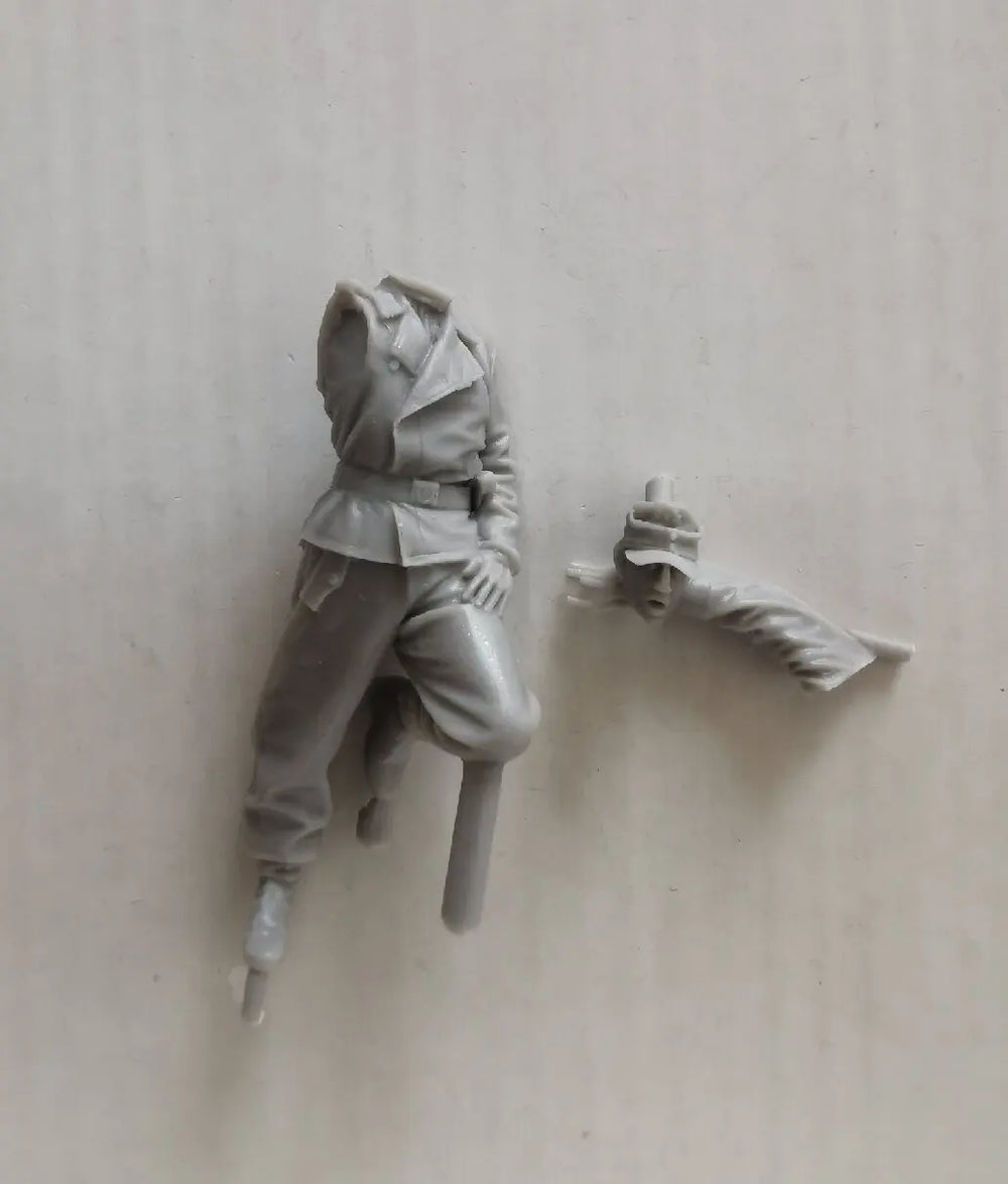 1/35 WWII German Panzer Command Group, 6 Figures, Resin Model Figure Kit, Unassembled and Unpainted
