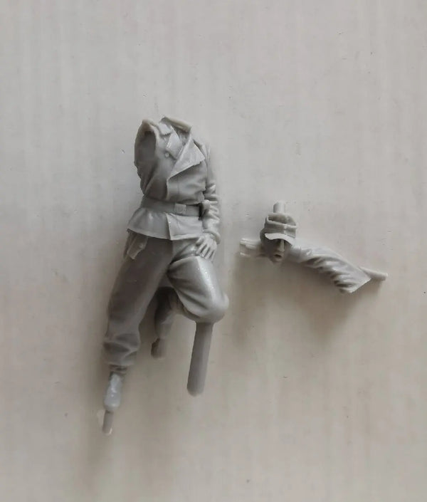 1/35 WWII German Panzer Command Group, 6 Figures, Resin Model Figure Kit, Unassembled and Unpainted