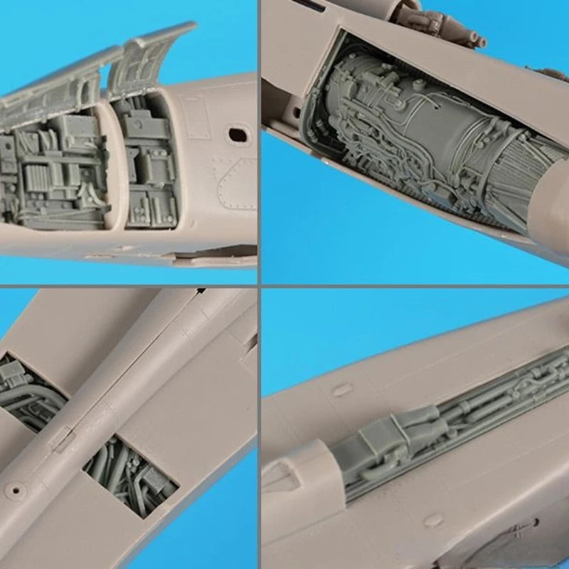 1/48 Cold War Sepecat Jaguar Strike Fighter, Resin Model Aircraft Kit, Unassembled and Unpainted