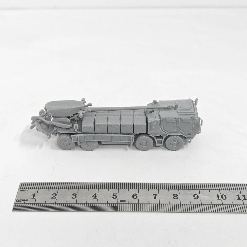 1/144 Modern 155mm CAESAR Self-Propelled Howitzer, Resin Model Vehicle Kit, Unassembled and Unpainted
