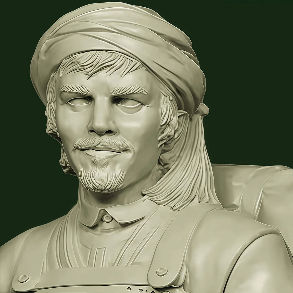 1/12 Medieval Fantasy Warriors, 3 Figures, Resin Model Bust Kit, Unassembled and Unpainted